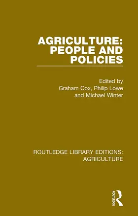 Cox / Lowe / Winter |  Agriculture | Buch |  Sack Fachmedien