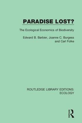 Barbier / Burgess Barbier / Folke | Paradise Lost? | Buch | 978-0-367-35837-2 | sack.de