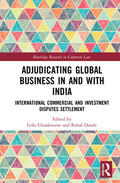 Choukroune / Donde |  Adjudicating Global Business in and with India | Buch |  Sack Fachmedien