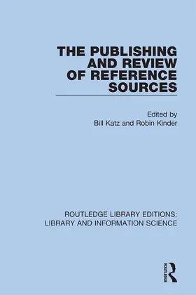Katz / Kinder | The Publishing and Review of Reference Sources | Buch | 978-0-367-37369-6 | www.sack.de