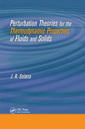 Solana | Perturbation Theories for the Thermodynamic Properties of Fluids and Solids | Buch | 978-0-367-38025-0 | sack.de