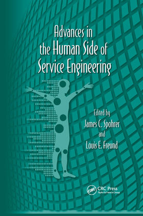 Spohrer / Freund | Advances in the Human Side of Service Engineering | Buch | 978-0-367-38111-0 | sack.de
