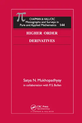 Mukhopadhyay | Higher Order Derivatives | Buch | 978-0-367-38174-5 | sack.de