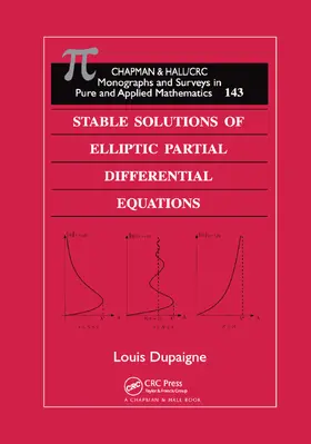 Dupaigne |  Stable Solutions of Elliptic Partial Differential Equations | Buch |  Sack Fachmedien