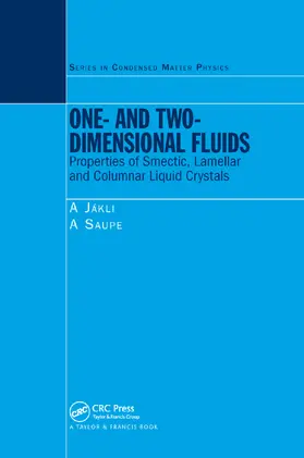 Jakli / Saupe | One- and Two-Dimensional Fluids | Buch | 978-0-367-39076-1 | www.sack.de
