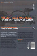 Sullivan / Frank |  Preventing and Managing Disabling Injury at Work | Buch |  Sack Fachmedien