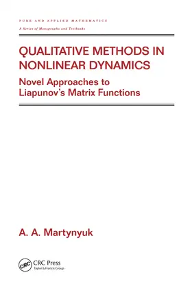 Martynyuk |  Qualitative Methods in Nonlinear Dynamics | Buch |  Sack Fachmedien