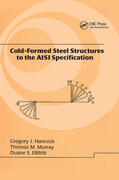 Hancock / Murray / Ellifrit |  Cold-Formed Steel Structures to the AISI Specification | Buch |  Sack Fachmedien