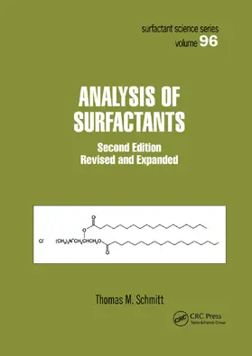 Schmitt | Analysis of Surfactants | Buch | 978-0-367-39762-3 | www.sack.de