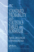 Zwillinger / Kokoska |  CRC Standard Probability and Statistics Tables and Formulae | Buch |  Sack Fachmedien