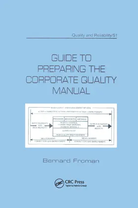 Bernard Froman |  Guide to Preparing the Corporate Quality Manual | Buch |  Sack Fachmedien