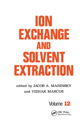 Marinsky / Marcus |  Ion Exchange and Solvent Extraction | Buch |  Sack Fachmedien