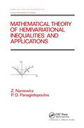 Naniewicz / Panagiotopoulos |  Mathematical Theory of Hemivariational Inequalities and Applications | Buch |  Sack Fachmedien
