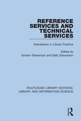 Stevenson |  Reference Services and Technical Services | Buch |  Sack Fachmedien