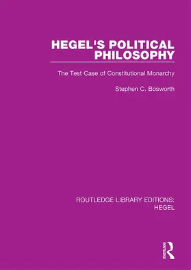Bosworth | Hegel's Political Philosophy | Buch | 978-0-367-41994-3 | www.sack.de