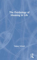 Schnell |  The Psychology of Meaning in Life | Buch |  Sack Fachmedien