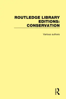 Various |  Routledge Library Editions: Conservation | Buch |  Sack Fachmedien