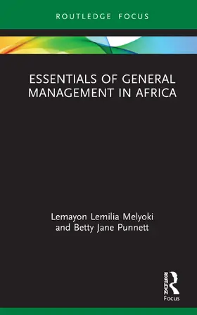 Lemilia Melyoki / Punnett |  Essentials of General Management in Africa | Buch |  Sack Fachmedien