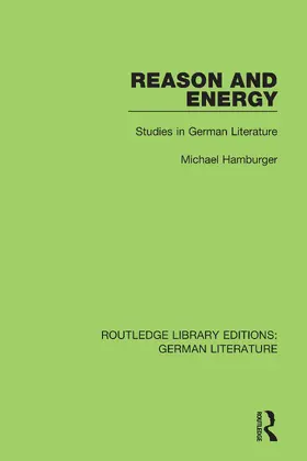 Hamburger | Reason and Energy | Buch | 978-0-367-43659-9 | www.sack.de