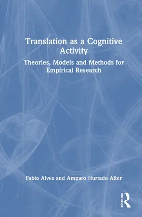 Alves / Hurtado Albir |  Translation as a Cognitive Activity | Buch |  Sack Fachmedien