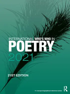 Publications | International Who's Who in Poetry 2021 | Buch | 978-0-367-44016-9 | www.sack.de