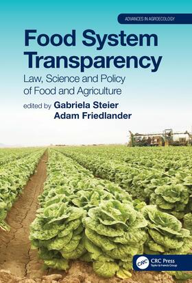 Friedlander / Steier |  Food System Transparency | Buch |  Sack Fachmedien