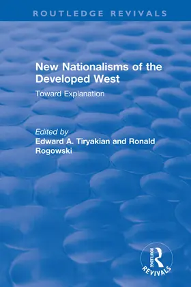 Tiryakian / Rogowski |  New Nationalisms of the Developed West | Buch |  Sack Fachmedien