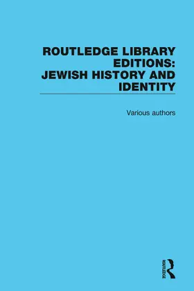 Various |  Routledge Library Editions: Jewish History | Buch |  Sack Fachmedien