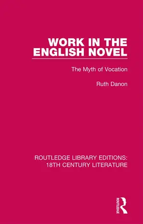 Danon |  Work in the English Novel | Buch |  Sack Fachmedien