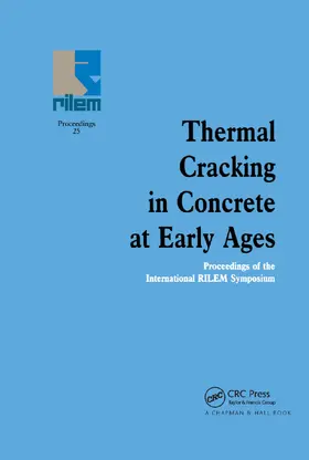 Springenschmid | Thermal Cracking in Concrete at Early Ages | Buch | 978-0-367-44930-8 | www.sack.de