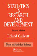 Caulcutt |  Statistics in Research and Development | Buch |  Sack Fachmedien