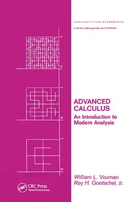 Voxman |  Advanced Calculus | Buch |  Sack Fachmedien