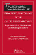 Carbone / De Arcangelis |  Unbounded Functionals in the Calculus of Variations | Buch |  Sack Fachmedien
