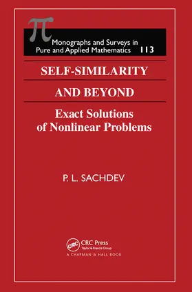 Sachdev | Self-Similarity and Beyond | Buch | 978-0-367-45548-4 | www.sack.de