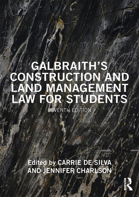 de Silva / Charlson | Galbraith's Construction and Land Management Law for Students | Buch | 978-0-367-46518-6 | sack.de