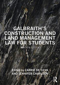 de Silva / Charlson |  Galbraith's Construction and Land Management Law for Students | Buch |  Sack Fachmedien