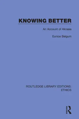Belgum | Knowing Better | Buch | 978-0-367-47435-5 | www.sack.de