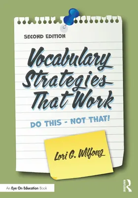 Wilfong |  Vocabulary Strategies That Work | Buch |  Sack Fachmedien