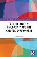 Lehman |  Accountability, Philosophy and the Natural Environment | Buch |  Sack Fachmedien