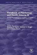 Taylor / Singer / Baum |  Handbook of Psychology and Health, Volume IV | Buch |  Sack Fachmedien