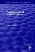 Brent |  Psychological and Social Structures | Buch |  Sack Fachmedien