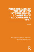 Various |  Proceedings of the Seventh International Congress of Accountants, 1957 | Buch |  Sack Fachmedien