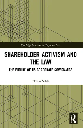 Solak |  Shareholder Activism and the Law | Buch |  Sack Fachmedien