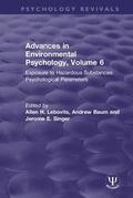 Lebovits / Baum / Singer |  Advances in Environmental Psychology, Volume 6 | Buch |  Sack Fachmedien