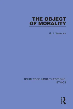 Warnock | The Object of Morality | Buch | 978-0-367-50732-9 | www.sack.de