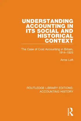 Loft |  Understanding Accounting in its Social and Historical Context | Buch |  Sack Fachmedien
