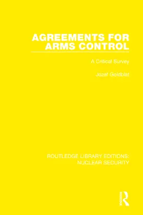 Goldblat |  Agreements for Arms Control | Buch |  Sack Fachmedien