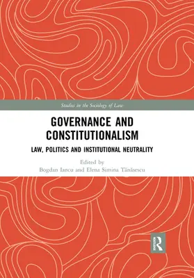 Iancu / Tanasescu | Governance and Constitutionalism | Buch | 978-0-367-51990-2 | www.sack.de