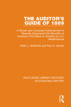 McMickle / Jensen |  The Auditor's Guide of 1869 | Buch |  Sack Fachmedien