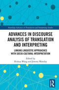 Wang / Munday |  Advances in Discourse Analysis of Translation and Interpreting | Buch |  Sack Fachmedien